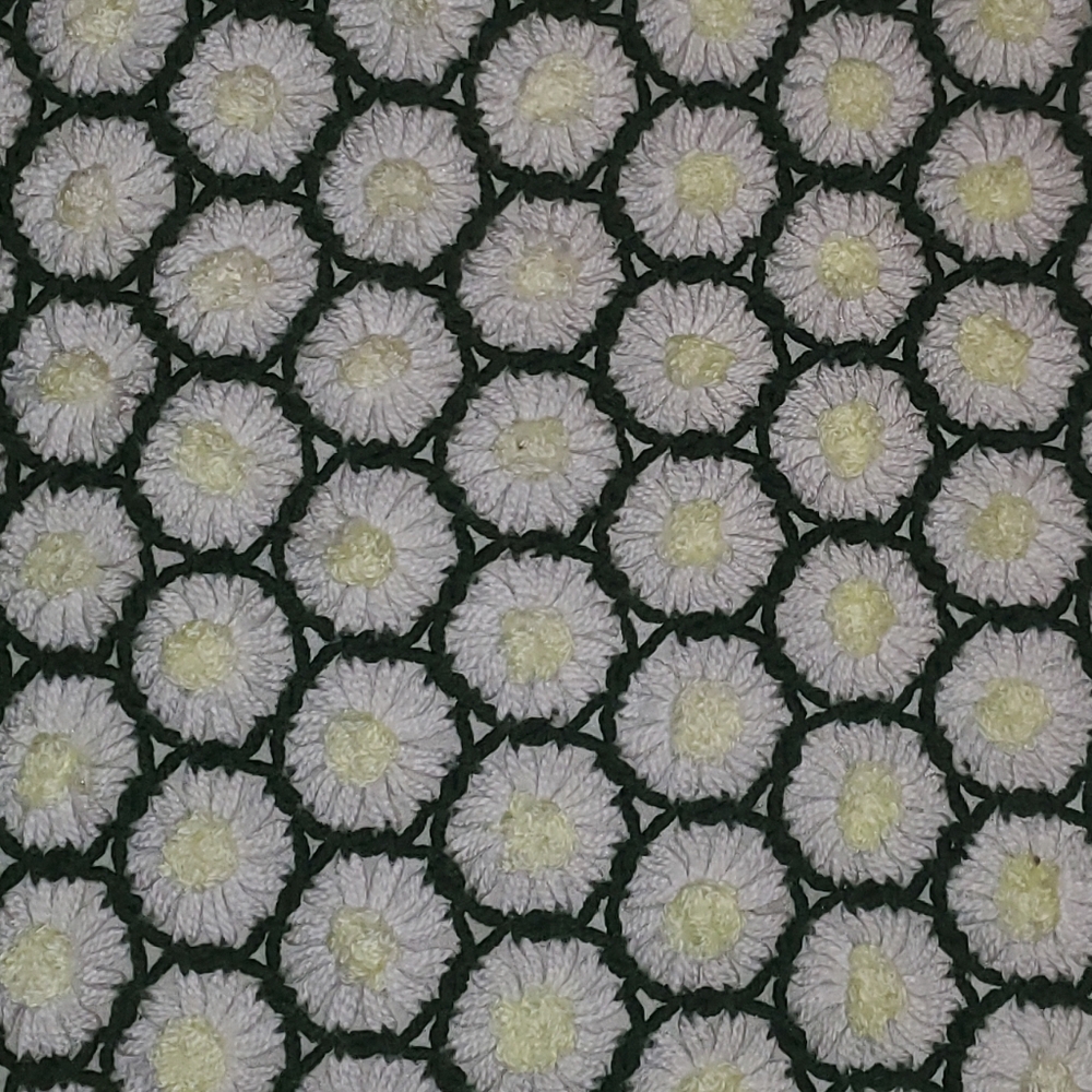 Crochet Daisy Pattern Blanket